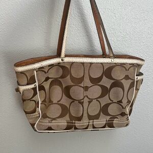 Y2K Tan Coach Purse
